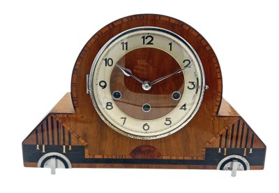 Exquisite Art Deco Musical Double Chime Mantel Clock – ca1920 - Image 4