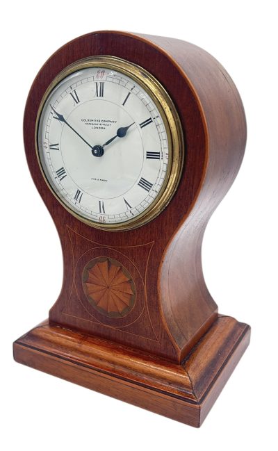 Lovely Mahogany Ballon Shape Mantel Clock – ca1900 - Image 9