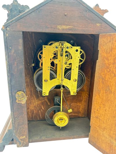 Wonderful American Ansonia Mahogany Case Mantel Clock – ca1890 - Image 3