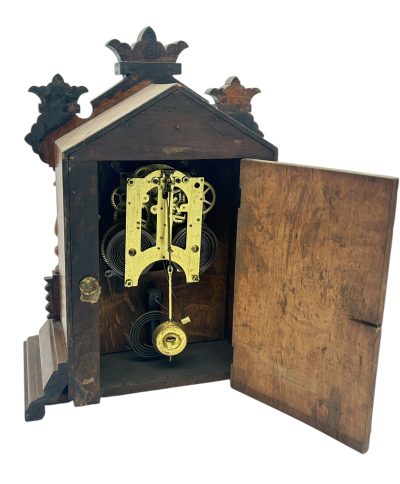 Wonderful American Ansonia Mahogany Case Mantel Clock – ca1890 - Image 7