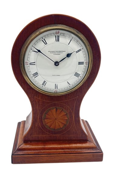 Lovely Mahogany Ballon Shape Mantel Clock – ca1900