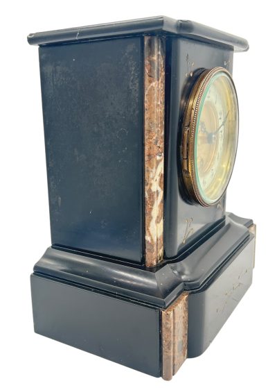 Wonderful Timepiece Slate & marble Mantel Clock – ca1895 - Image 10