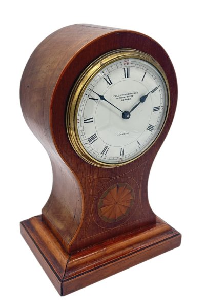Lovely Mahogany Ballon Shape Mantel Clock – ca1900 - Image 8