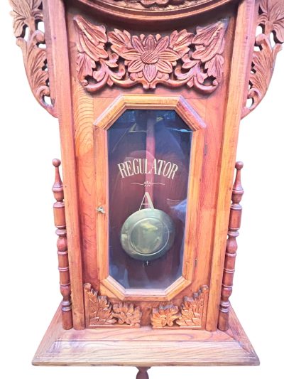 Wonderful American Ansonia Regulator Wall clock – ca1890 - Image 14