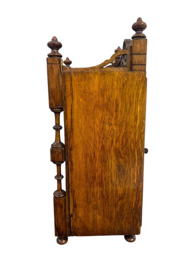 Fabulous Arts & Crafts Mahogany Mantel Clock – ca 1890 - Image 4