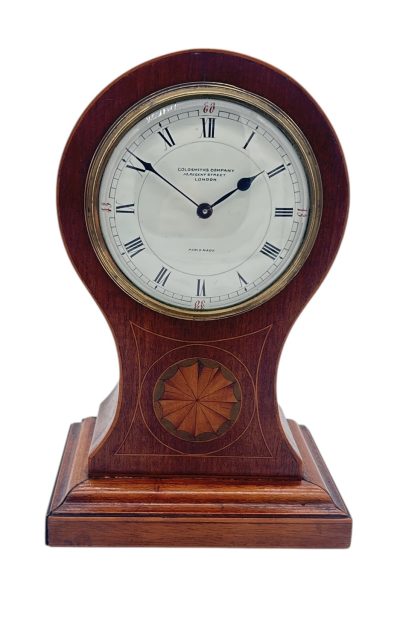 Lovely Mahogany Ballon Shape Mantel Clock – ca1900 - Image 3
