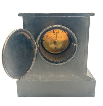 Wonderful Timepiece Slate & marble Mantel Clock – ca1895 - Image 12