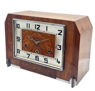 Fantastic Art Deco Musical Mantel Clock –   ca1940 - Image 7