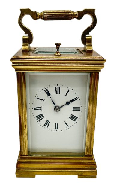 Wonderful Antique French Repeater Gong striking Carriage clock – ca1880 - Image 6