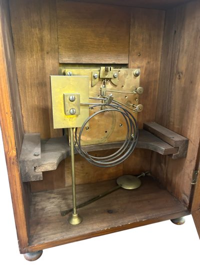 Lovely Arts & Crafts Oak Mantel Clock – ca 1900 - Image 12