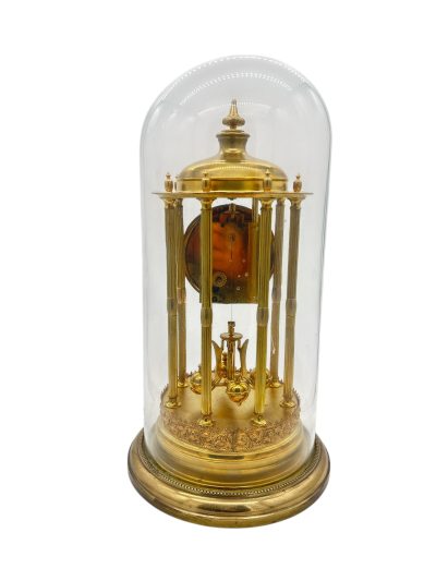Outstanding Bandstand Ormolu German Torsion Clock Anniversary Clock - Mantel Clock C1900 - Image 11