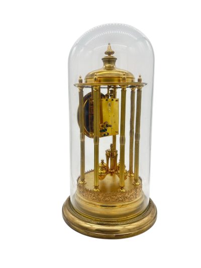 Outstanding Bandstand Ormolu German Torsion Clock Anniversary Clock - Mantel Clock C1900 - Image 12