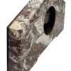 Fabulous French Art Deco Red & Black Marble Mantel Clock - Image 7
