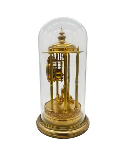 Outstanding Bandstand Ormolu German Torsion Clock Anniversary Clock - Mantel Clock C1900 - Image 5
