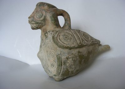 Unique Persian 11th Century anthropomorphic & Zoomorphic Drinking Vessel with Thermoluminescence (TL) Certificate Islamic Period