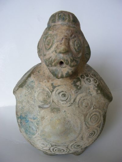 Unique Persian 11th Century anthropomorphic & Zoomorphic Drinking Vessel with Thermoluminescence (TL) Certificate Islamic Period - Image 2
