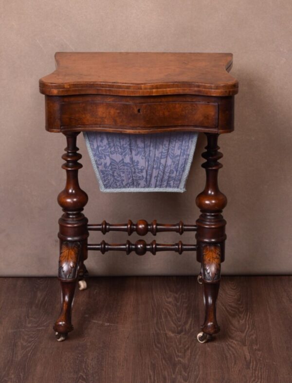 Victorian Walnut Games Table SAI1752
