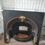Vintage Fireplace Inset Fire Grate Antique shop Miscellaneous
