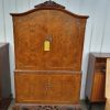 Good Antique 1930's Walnut Cocktail Drinks Cabinet