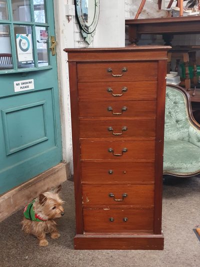 Antique Wellington Chest of Drawers