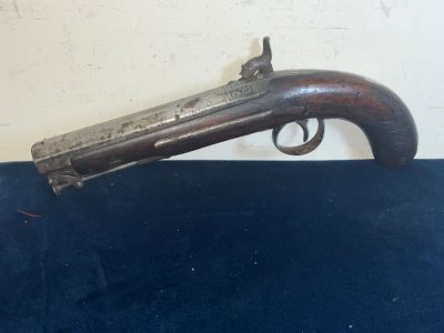 BRITISH OFFICERS PERSONNEL PERCUSSION BELT PISTOL - Image 6