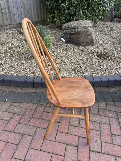 Mid Century Set of Six Ercol Windsor Dining Chairs - Image 5