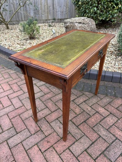 Arts & Crafts Oak Desk - Image 7