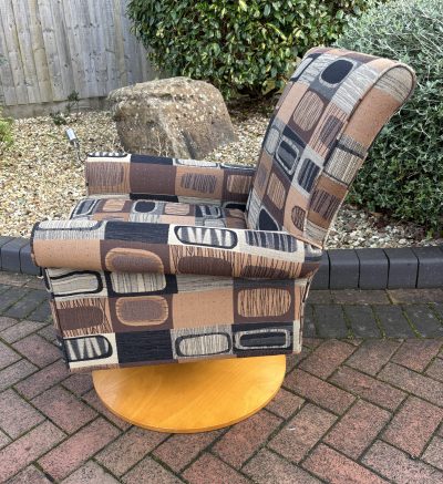 Mid Century Parker Knoll Swivel Armchair - Image 5
