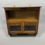 Arts & Crafts Oak Wall Cabinet Antique Cabinet Antique Bookcases