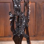 Balinese Carved Dancing Figure SAI3661 hardwood Antique Art