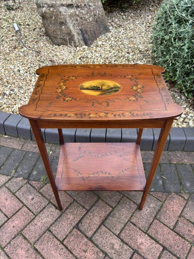 Edwardian Mahogany Painted Side Table