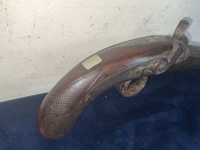 BRITISH OFFICERS PERSONNEL PERCUSSION BELT PISTOL - Image 8