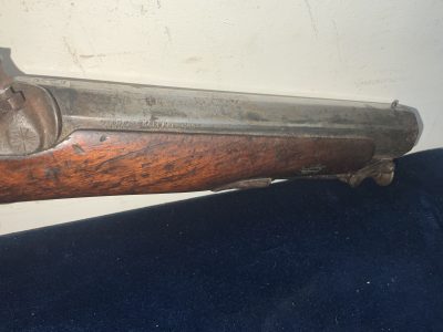 BRITISH OFFICERS PERSONNEL PERCUSSION BELT PISTOL - Image 10