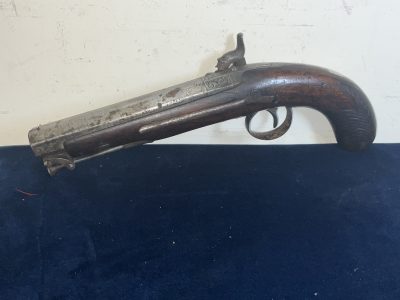 BRITISH OFFICERS PERSONNEL PERCUSSION BELT PISTOL - Image 16