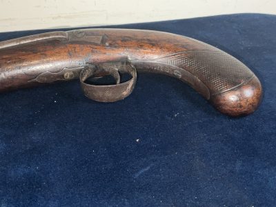 BRITISH OFFICERS PERSONNEL PERCUSSION BELT PISTOL - Image 21