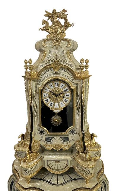 Incredible Italian Hallway Musical Bracket Clock on Pedestal table base - Image 16
