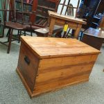 Antique Edwardian Pine Box Chest antique box Antique Boxes