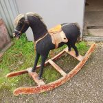 Antique Victorian Rocking Horse 19th century Antique Toys
