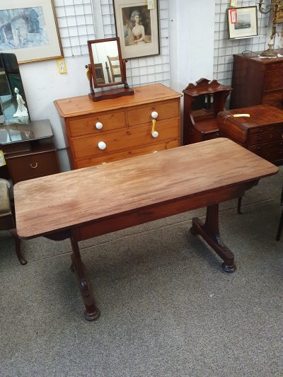 Antique Regency Library Table