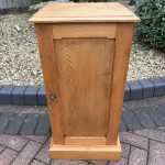 Gothic Revival Oak Bedside Cupboard antique oak Antique Cabinets