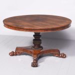 Regency Brass Inlaid Rosewood Centre Table Antique Tables