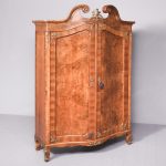 Magnificent Ormolu Mounted French Burr Walnut 2 Door Armoire Antique Furniture