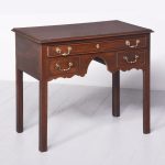 Early George III Mahogany Three-Drawer Side Table Antique Tables