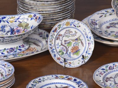 An Assembled Stone China 60 Part Dinner Service