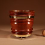 A Very Decorative Dutch Coopered Mahogany/Walnut Planter/JardiniÃ¨re. Jardinere Antique Furniture
