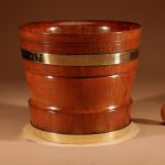 A Large Impressive and Decorative Dutch Coopered Brass and Turned Teak Planter/JardiniÃ¨re/Wine Cooler, circa 1900 cooler Antique Furniture