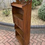 Arts & Crafts Bookcase Cupboard antique oak Antique Bookcases