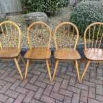Mid Century Set of 4 Ercol Windsor Dining Chairs Antique dining chairs Antique Chairs