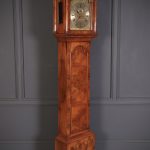 Queen Anne Walnut 8 Day Grandfather Clock 18th century long case clock Antique Clocks