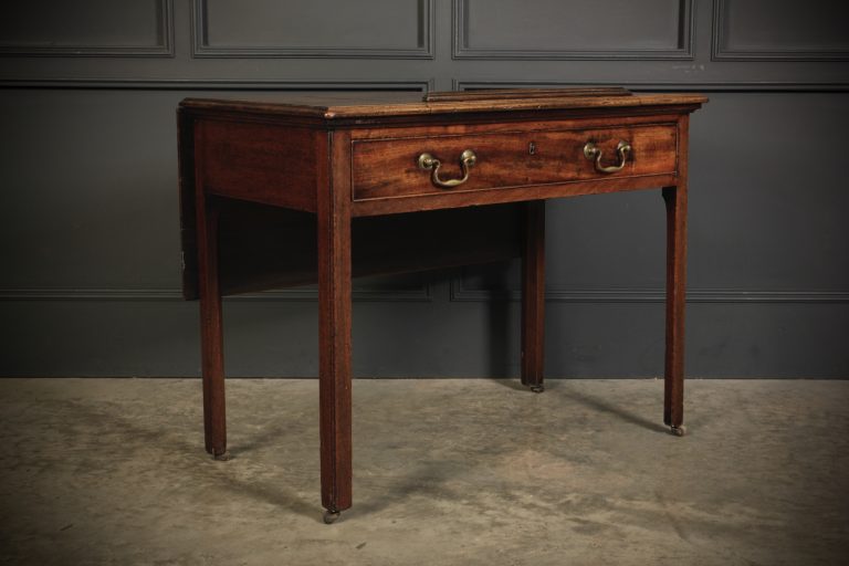 Untouched Georgian Mahogany Architects Table antique side table Antique Desks Untouched Georgian Mahogany Architects Table